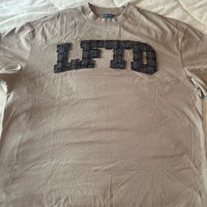 LFTD Men's Beige Graphic Tee